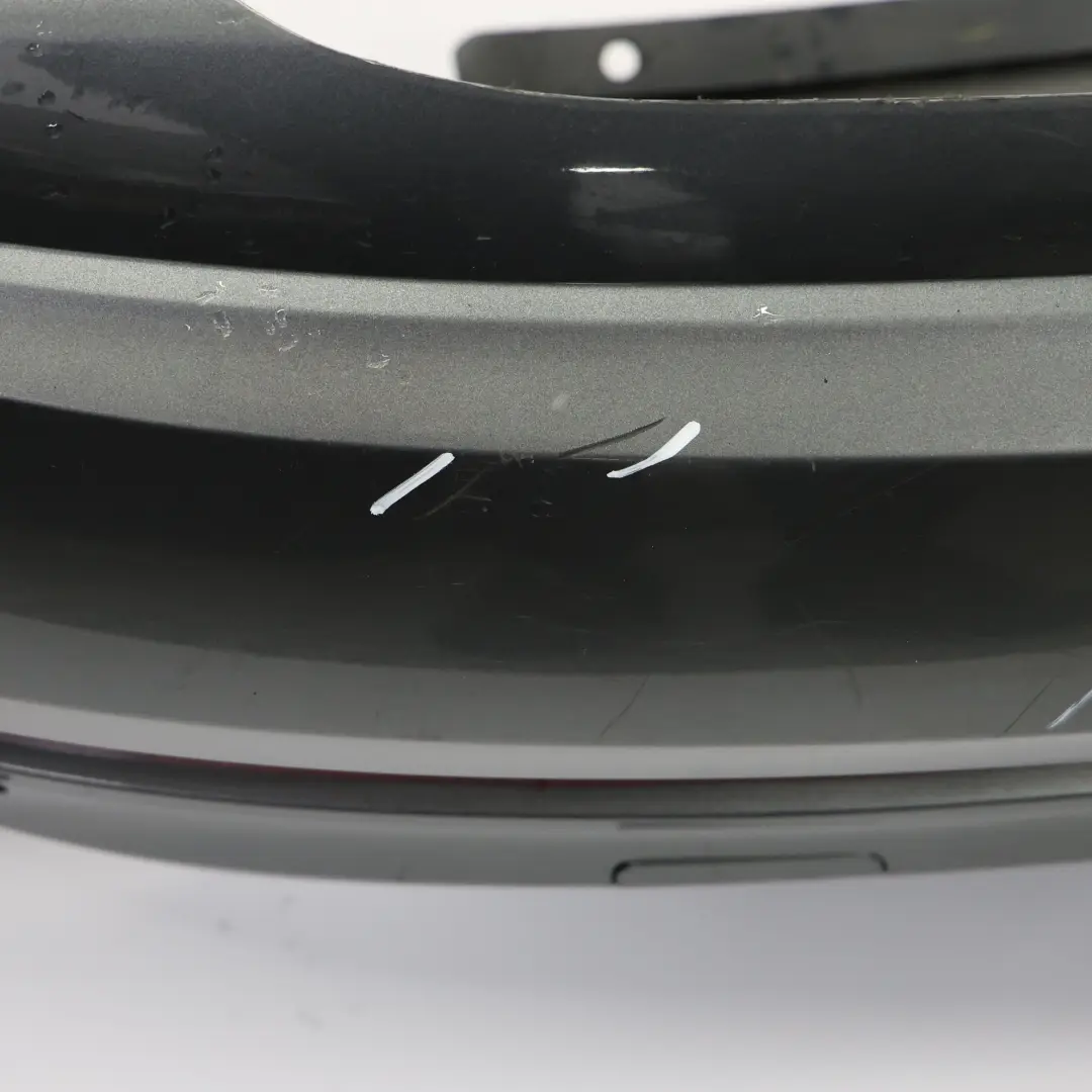 Bumper Audi Q7 4L Trim Panel Covering Daytona Grey Pearl Effect - Z7S to Rear with Part number 4L0807303D Rear Bumper Audi Q7 4L Trim Panel Covering Daytona Grey Pearl Effect - Z7S - SKU 4L0807303D-DGR - Part number 4L0807303D