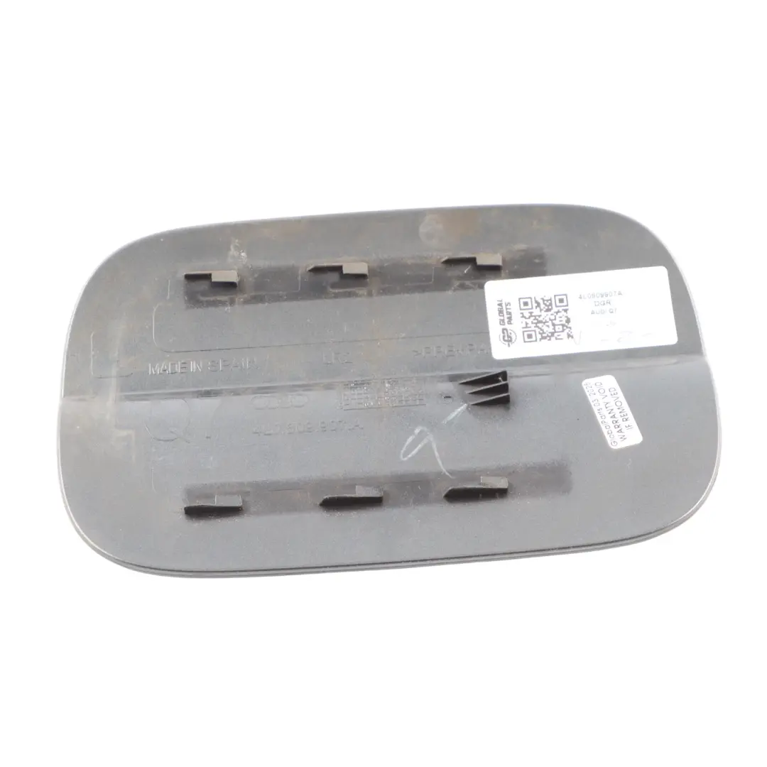 Fill In Filler Flap Cap Cover Lid Daytona Grey Metallic - Z7S to Audi Q7 4L Fuel with Part number 4L0809907A Audi Q7 4L Fuel Fill In Filler Flap Cap Cover Lid Daytona Grey Metallic - Z7S - SKU 4L0809907A-DGR - Part number 4L0809907A