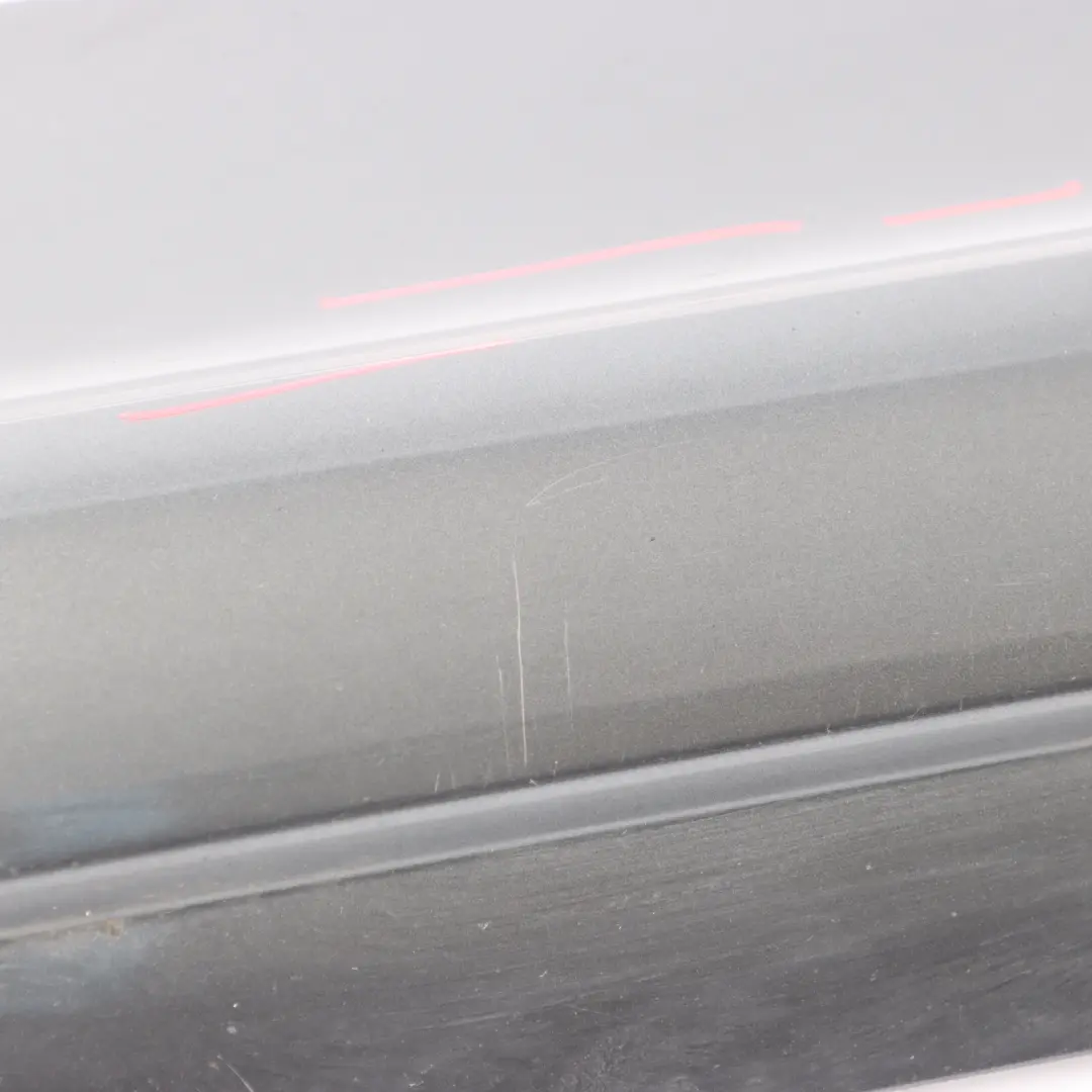 Door Sill Cover Moulding Strip Rear Left N/S Daytona Grey - Z7S to Audi Q7 4L with Part number 4L0853969F Audi Q7 4L Door Sill Cover Moulding Strip Rear Left N/S Daytona Grey - Z7S - SKU 4L0853969F-DGR - Part number 4L0853969F