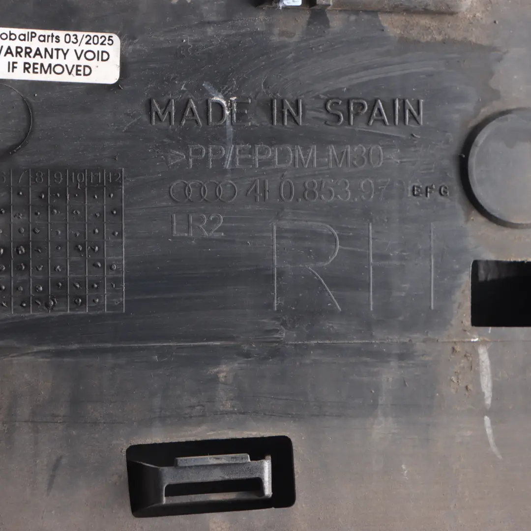 Door Sill Cover Moulding Strip Rear Right O/S Graphite Grey - M7W to Audi Q7 4L with Part number 4L0853970F Audi Q7 4L Door Sill Cover Moulding Strip Rear Right O/S Graphite Grey - M7W - SKU 4L0853970F-GGR - Part number 4L0853970F