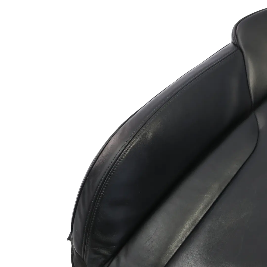 Audi Q7 4L S-Line Sport Sitz Vorne Rückenlehne Links Beheizt Leder Seele Schwarz - SKU 4L0881805F - Teilenummer 4L0881805F