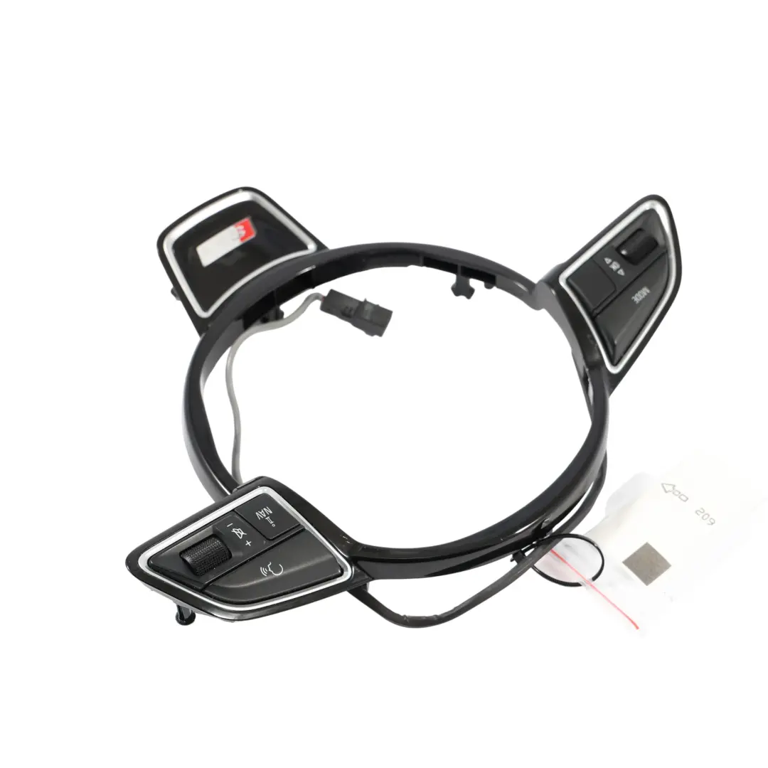 Steering Wheel Multifunction Control Switch Set S-Line to Audi Q7 4L with Part number 4L0951523D Audi Q7 4L Steering Wheel Multifunction Control Switch Set S-Line - SKU 4L0951523D-2 - Part number 4L0951523D