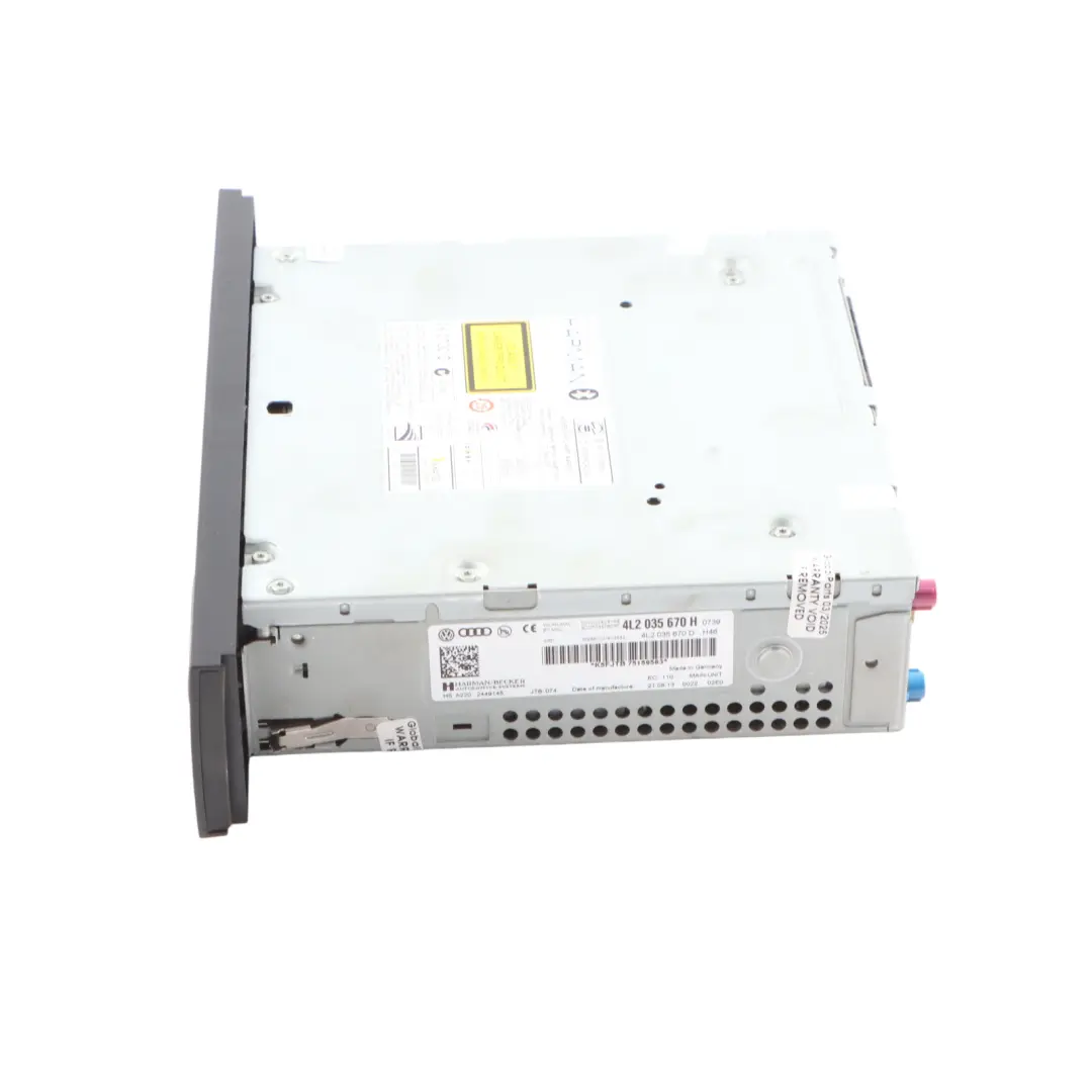 Head Unit Radio Player Navigation Control Module to Audi Q7 4L with Part number 4L2035670H Audi Q7 4L Head Unit Radio Player Navigation Control Module - SKU 4L2035670H - Part number 4L2035670H
