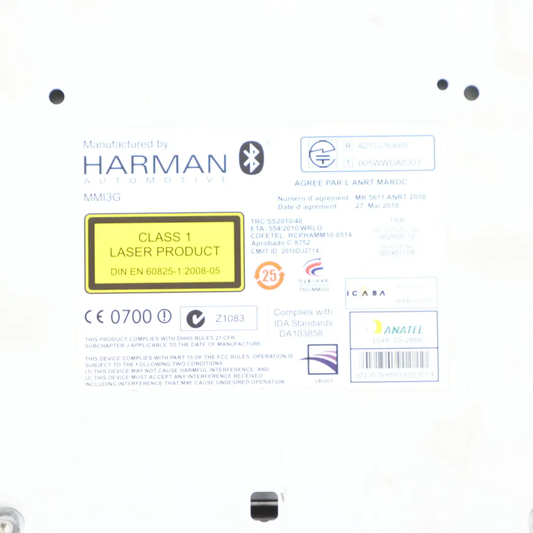 Head Unit Radio Player Navigation Control Module to Audi Q7 4L with Part number 4L2035670H Audi Q7 4L Head Unit Radio Player Navigation Control Module - SKU 4L2035670H - Part number 4L2035670H