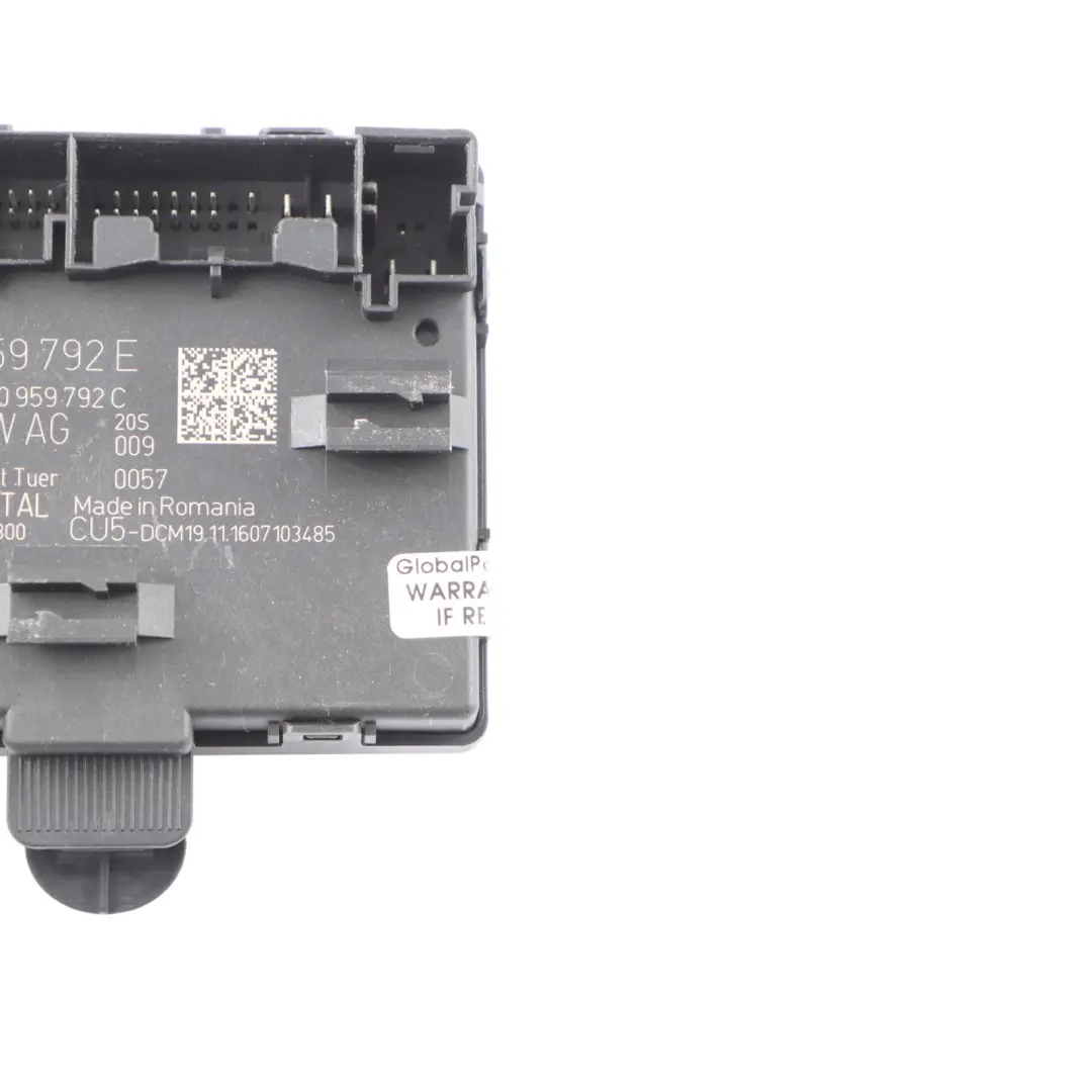 Inny A5 F5 Module Contrôle Porte ECU Avant Passager pour à propos du numéro de pièce 4M0959792E Inny A5 F5 Module Contrôle Porte ECU Avant Passager - SKU 4M0959792E - Numéro de pièce 4M0959792E
