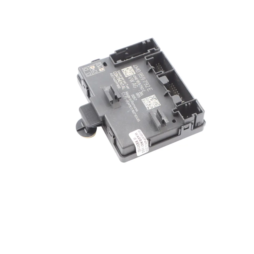 Door Module Front Left N/S Control Unit Module ECU to Audi A5 F5 with Part number 4M0959792E Audi A5 F5 Door Module Front Left N/S Control Unit Module ECU - SKU 4M0959792E - Part number 4M0959792E