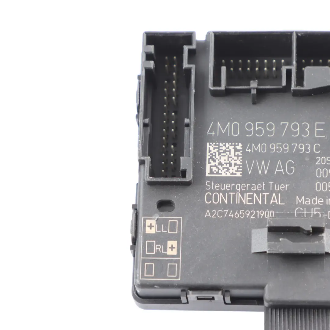 Audi A4 B9 A5 F5 Módulo Unidad Control Puerta Delantera Izquierda - SKU 4M0959793E - Número de pieza 4M0959793E