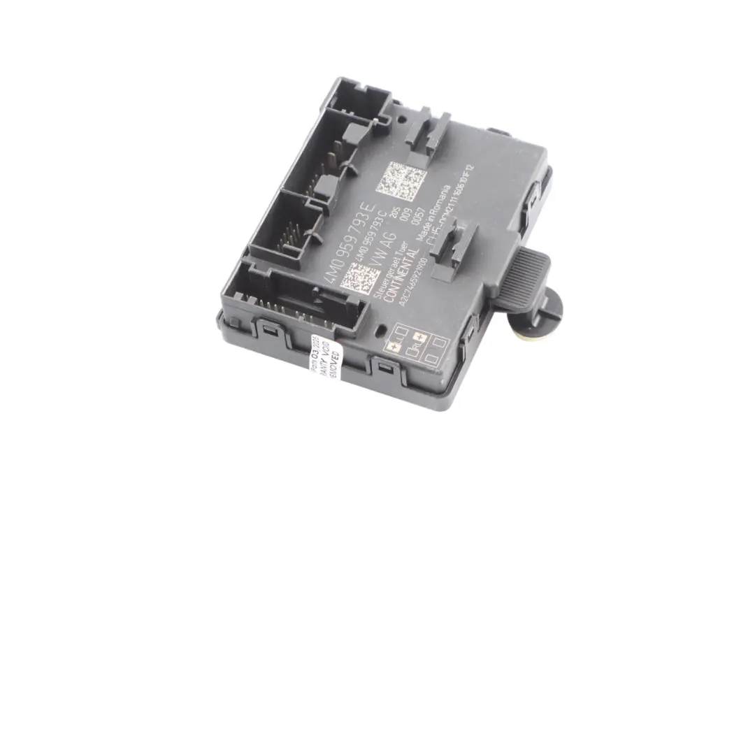 Módulo Unidad Control Puerta Delantera Izquierda para Audi A4 B9 A5 F5 con número de pieza 4M0959793E Audi A4 B9 A5 F5 Módulo Unidad Control Puerta Delantera Izquierda - SKU 4M0959793E - Número de pieza 4M0959793E