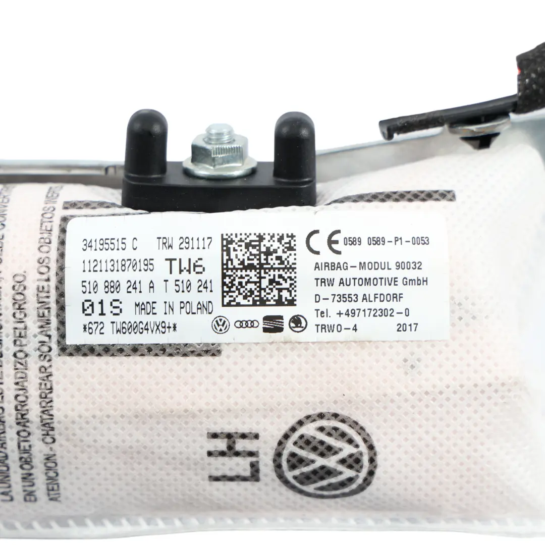 Modulo Aria Sedile Anteriore Sinistro per Volkswagen Golf Sportsvan con numero di parte 510880241A Volkswagen Golf Sportsvan Modulo Aria Sedile Anteriore Sinistro - SKU 510880241A - Numero di parte 510880241A