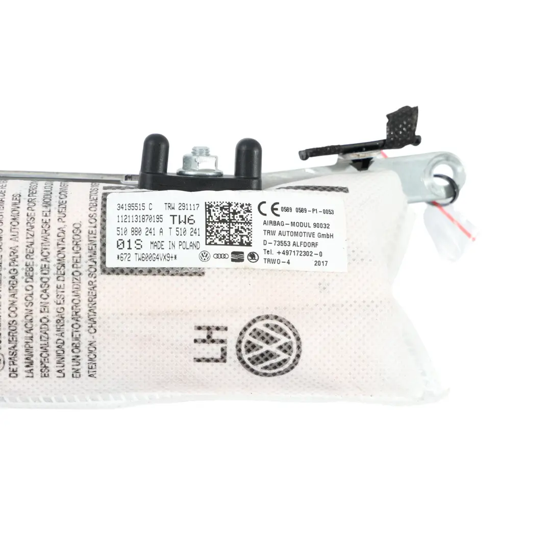 Poduszka Powietrzna Fotela Lewy Przód do Volkswagen Golf Sportsvan o numerze 510880241A Volkswagen Golf Sportsvan Poduszka Powietrzna Fotela Lewy Przód - SKU 510880241A - Numer Części 510880241A