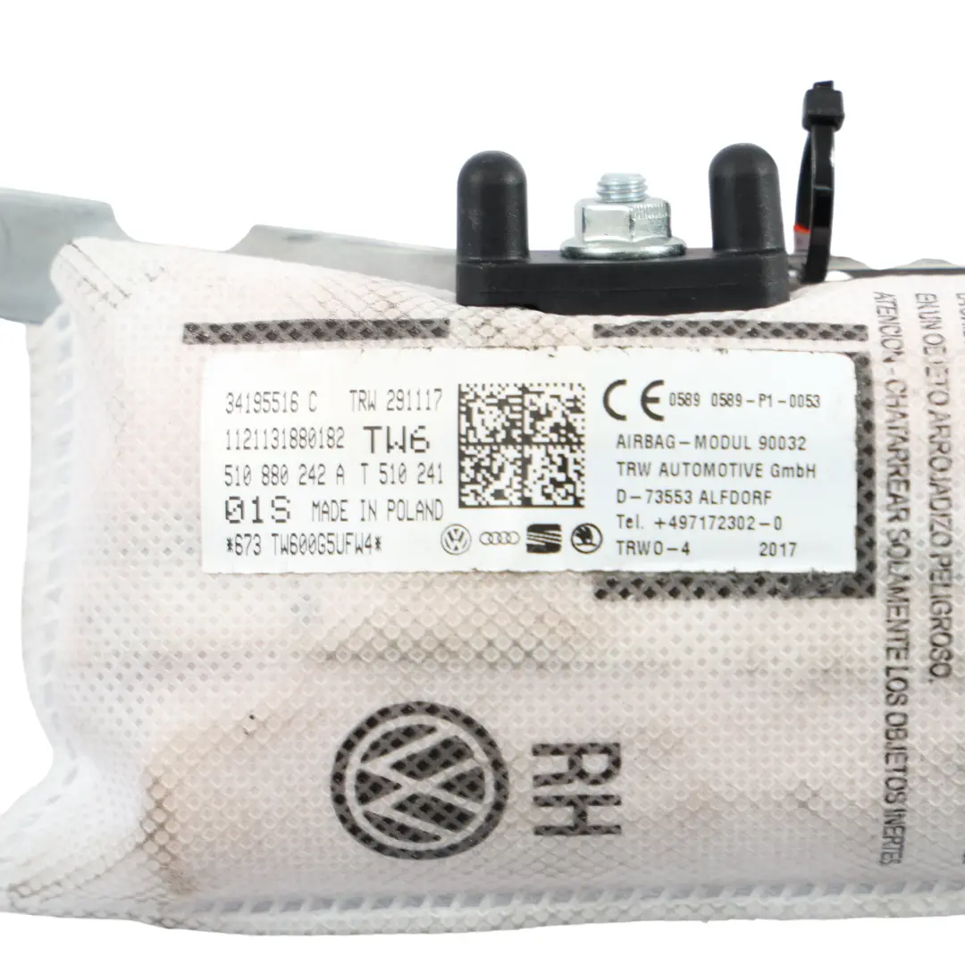 Volkswagen Golf Sportsvan Modulo Aria Sedile Anteriore Destro - SKU 510880242A - Numero di parte 510880242A