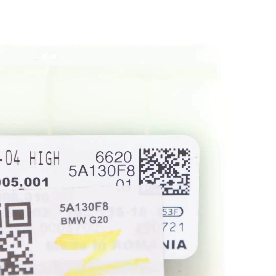 PDC Module BMW G01 G02 G20 G21 Park Assistance Control Unit to with Part number 5A130F8 PDC Module BMW G01 G02 G20 G21 Park Assistance Control Unit - SKU 5A130F8 - Part number 5A130F8