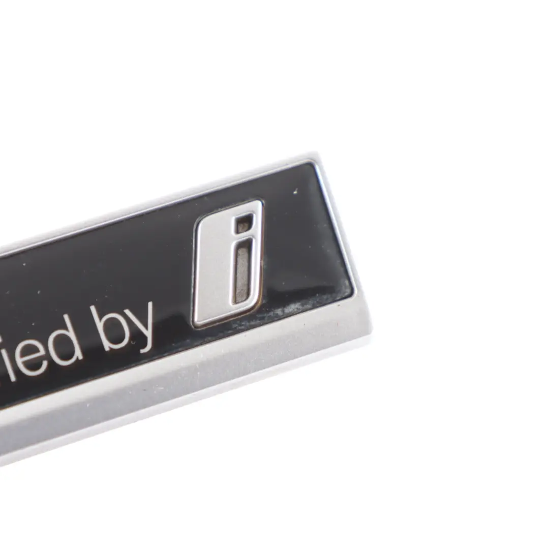 Emblem Lettering BMW G30 G31 G38 Electrified by I Rear Boot Tailgate to with Part number 5A2E911 Emblem Lettering BMW G30 G31 G38 Electrified by I Rear Boot Tailgate - SKU 5A2E911 - Part number 5A2E911