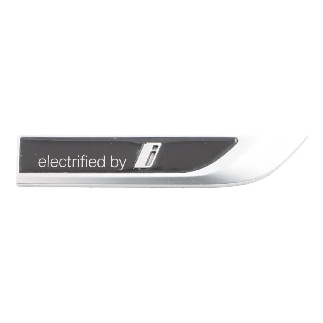 Emblem Badge Label Lettering Electrified By I Right O/S to BMW G30 with Part number 5A2E912 BMW G30 Emblem Badge Label Lettering Electrified By I Right O/S - SKU 5A2E912 - Part number 5A2E912