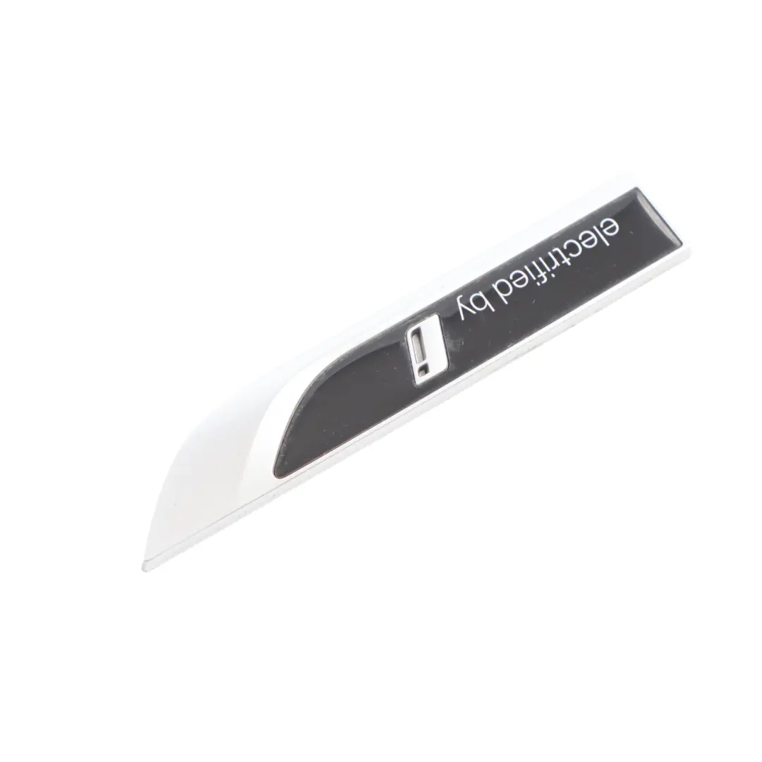 Emblem Badge Label Lettering Electrified By I Right O/S to BMW G30 with Part number 5A2E912 BMW G30 Emblem Badge Label Lettering Electrified By I Right O/S - SKU 5A2E912 - Part number 5A2E912