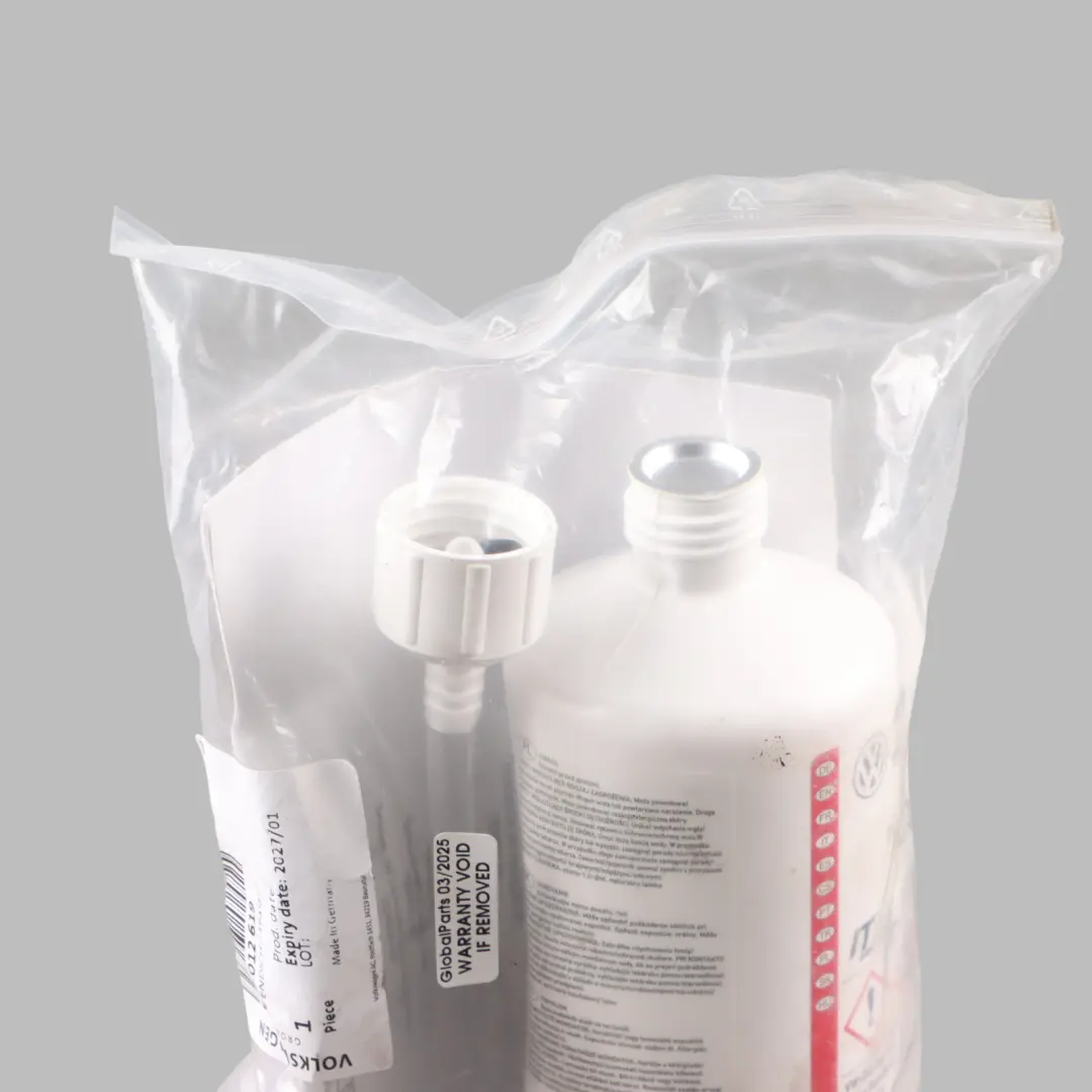 Volkswagen Audi Seat Skoda Emergency Spare Tyre Sealant Sealer Bottle - SKU 5G0012619 - Part number 5G0012619