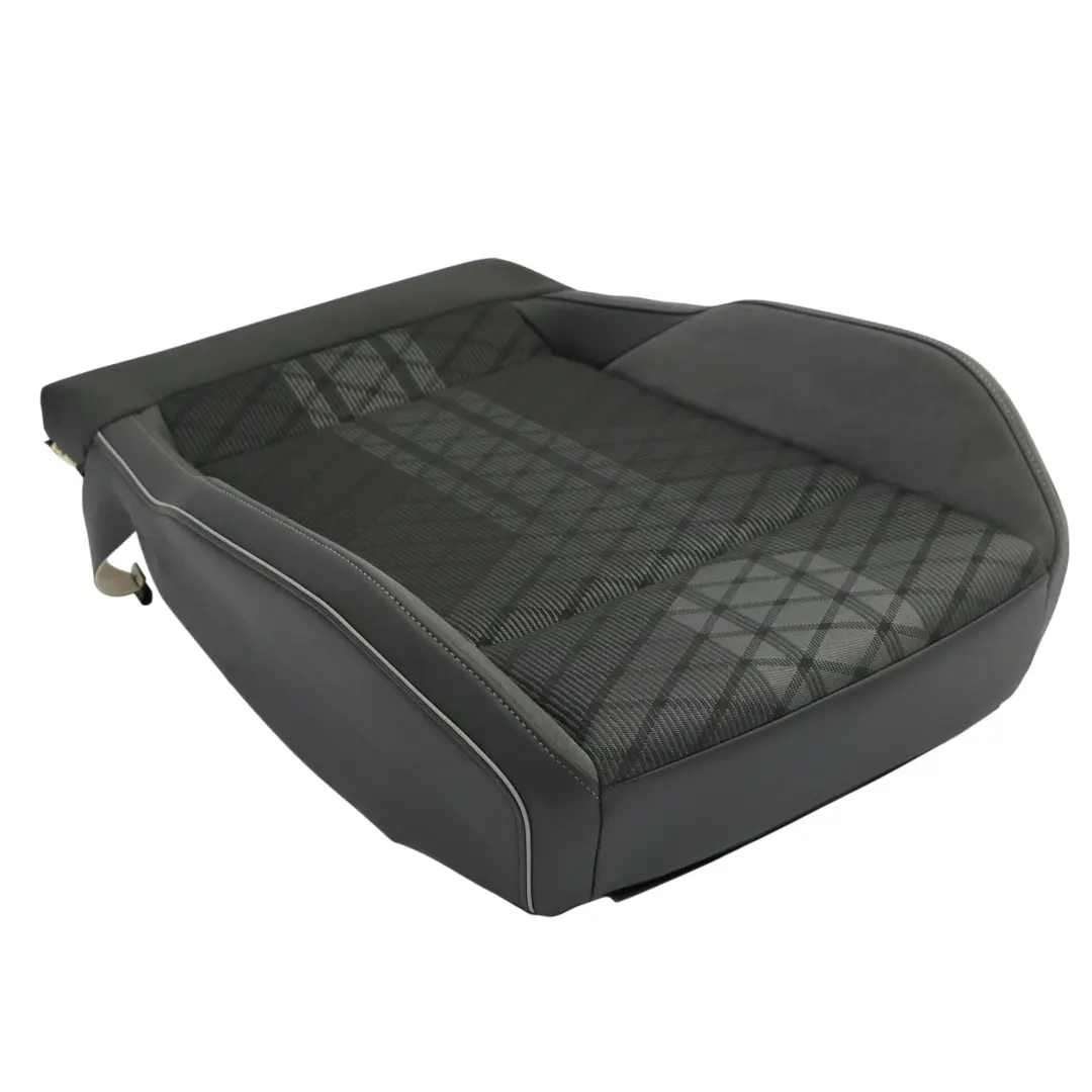 MK8 R Line Front Lower Seat Base Heated Right O/S Alcantara Volkswagen Golf CD1 - SKU 5H0881406F - Part number 5H0881406F