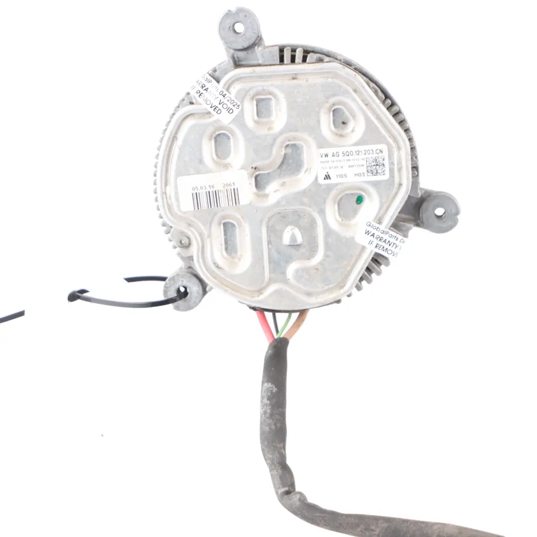 Audi A3 8V 1.4 TFSI Radiator Fan Motor Engine Cooling Fan - SKU 5Q0121203CN - Part number 5Q0121203CN