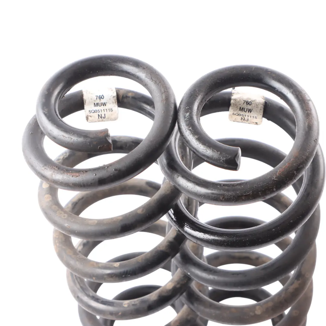 Audi A3 RS3 8V Coil Spring Suspension Rear Left Right N/O/S Set Kit - SKU 5Q0511115NJ - Part number 5Q0511115NJ