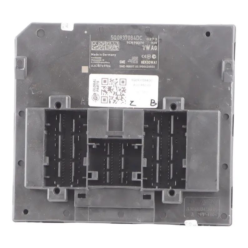 Corpo Controllo BCM Unità Controllo ECU Alimentazione per Audi A3 RS3 8V con numero di parte 5Q0937084DC Audi A3 RS3 8V Corpo Controllo BCM Unità Controllo ECU Alimentazione - SKU 5Q0937084DC - Numero di parte 5Q0937084DC