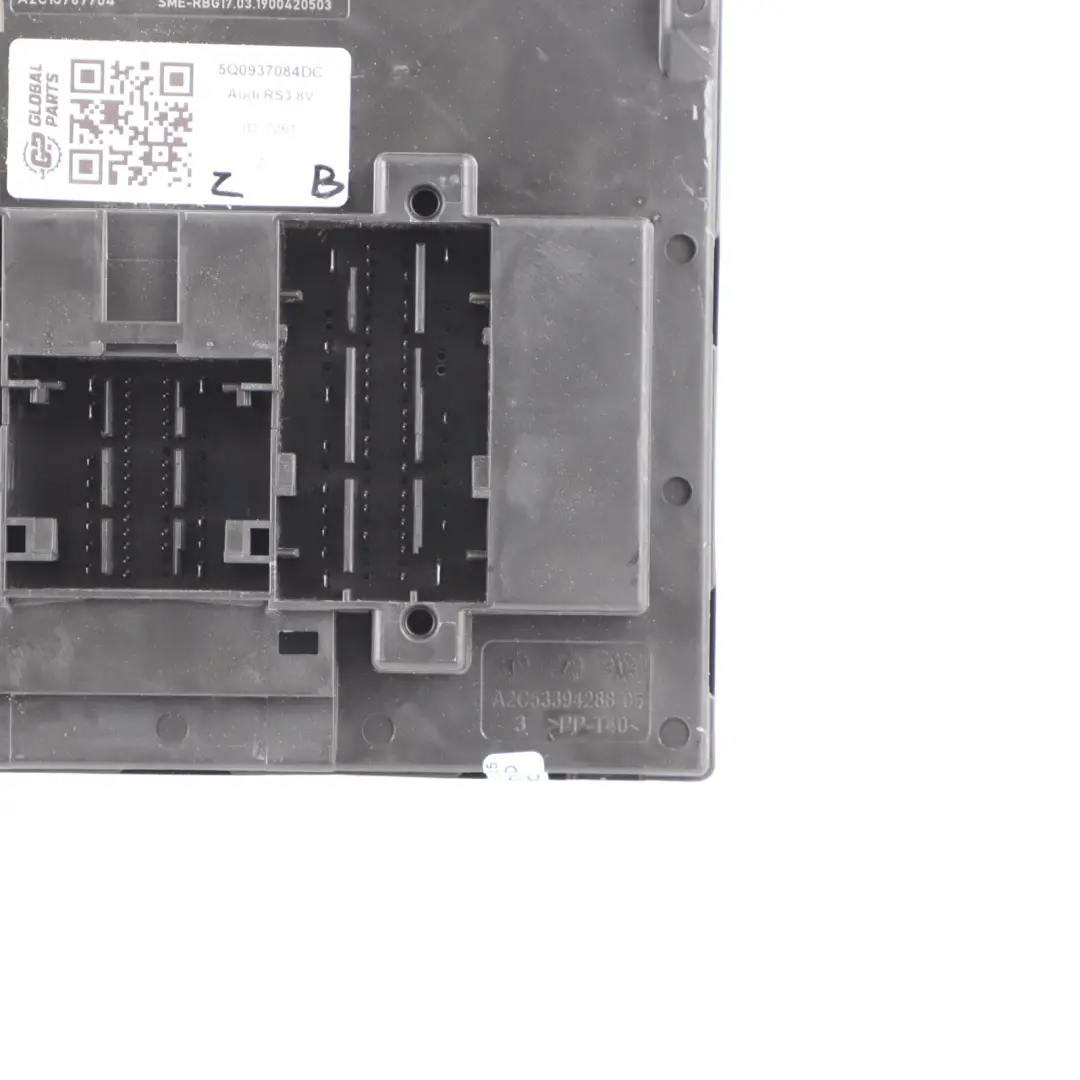 Audi A3 RS3 8V Corpo Controllo BCM Unità Controllo ECU Alimentazione - SKU 5Q0937084DC - Numero di parte 5Q0937084DC