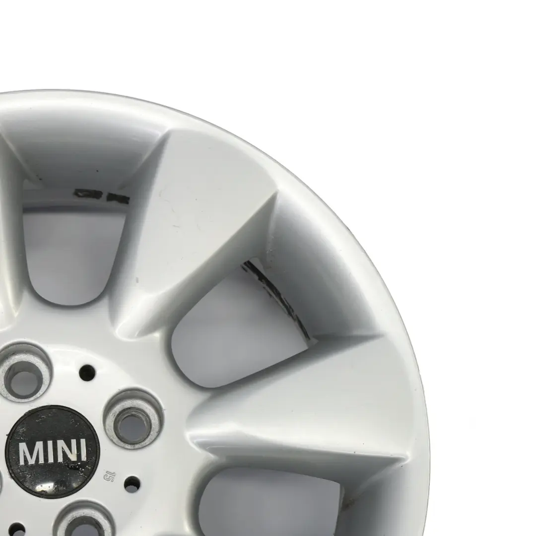 Alloy Rim 16" 6,5J ET:48 7-Spoke 92 to Mini R50 R52 R53 Silver Wheel with Part number 6763297 Mini R50 R52 R53 Silver Wheel Alloy Rim 16" 6,5J ET:48 7-Spoke 92 - SKU 6763297-1 - Part number 6763297