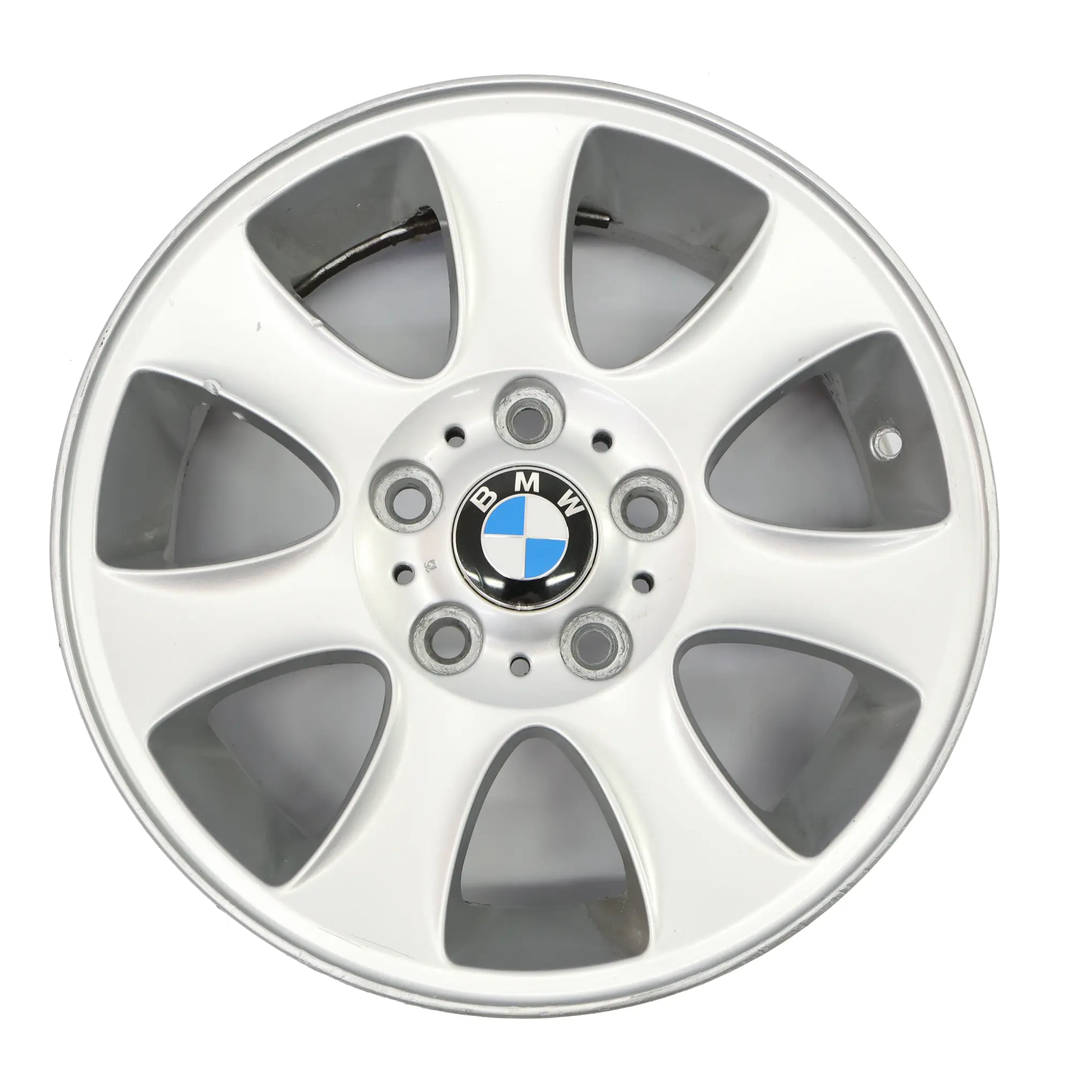 BMW E81 E82 E87 Silver Alloy Wheel Rim 16" 7J ET:44 Spider Spoke 151 6769402