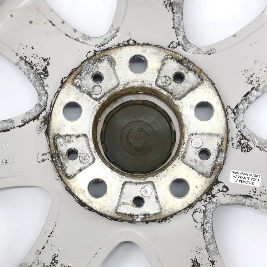 Alloy Wheel Rim 16" 7J ET:44 Spider Spoke 151 to BMW E81 E82 E87 Silver with Part number 6769402 BMW E81 E82 E87 Silver Alloy Wheel Rim 16" 7J ET:44 Spider Spoke 151 - SKU 6769402-5 - Part number 6769402