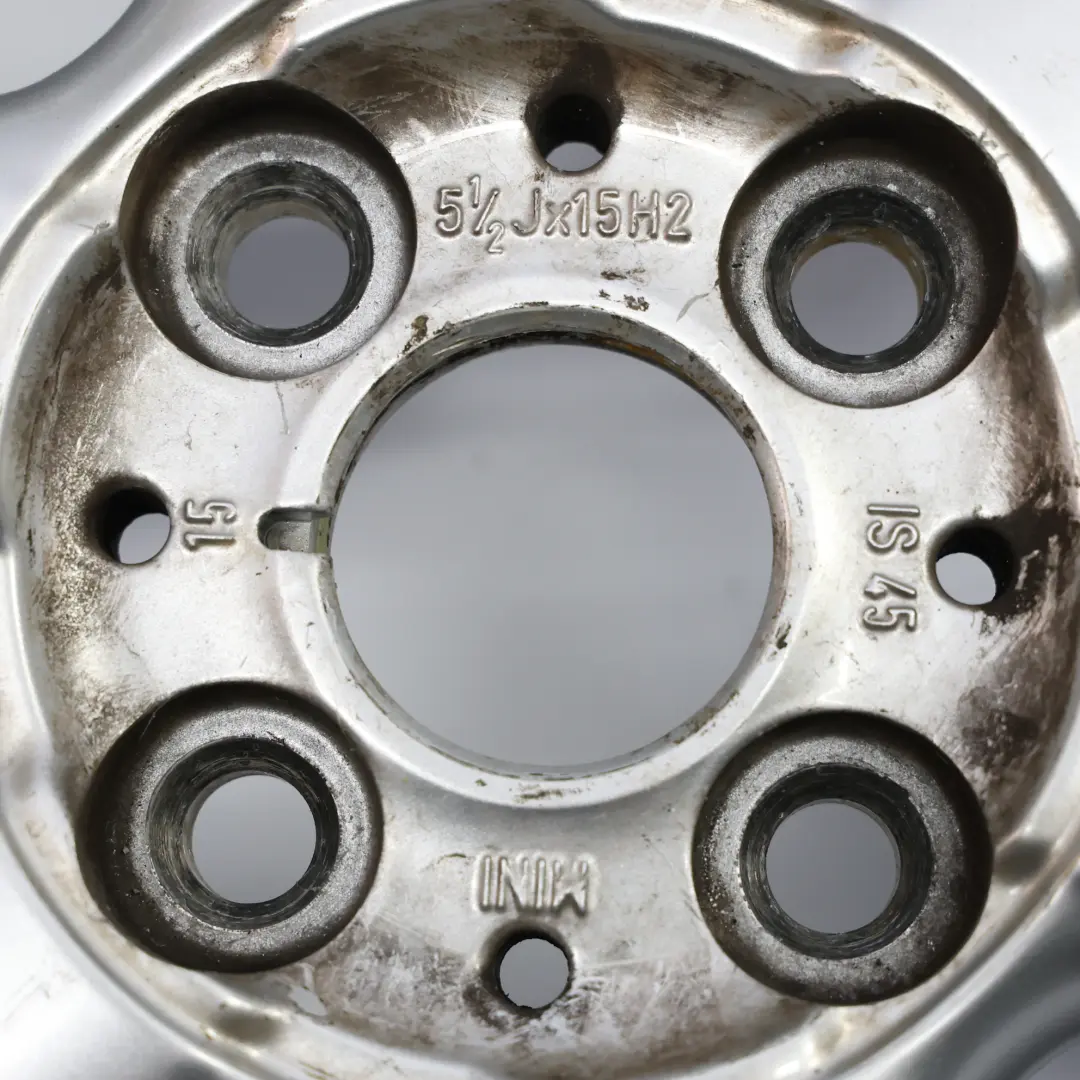Mini Cooper One R50 R56 Silver Wheel Alloy Rim 15" ET:45 5,5J Rotator Spoke 101 - SKU 6769405-4 - Part number 6769405