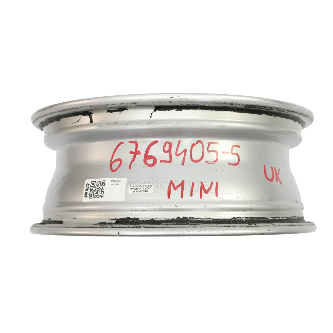 Mini Cooper One R50 R56 Silver Wheel Alloy Rim 15" 5,5J ET:45 Rotator Spoke 101 - SKU 6769405-5 - Part number 6769405