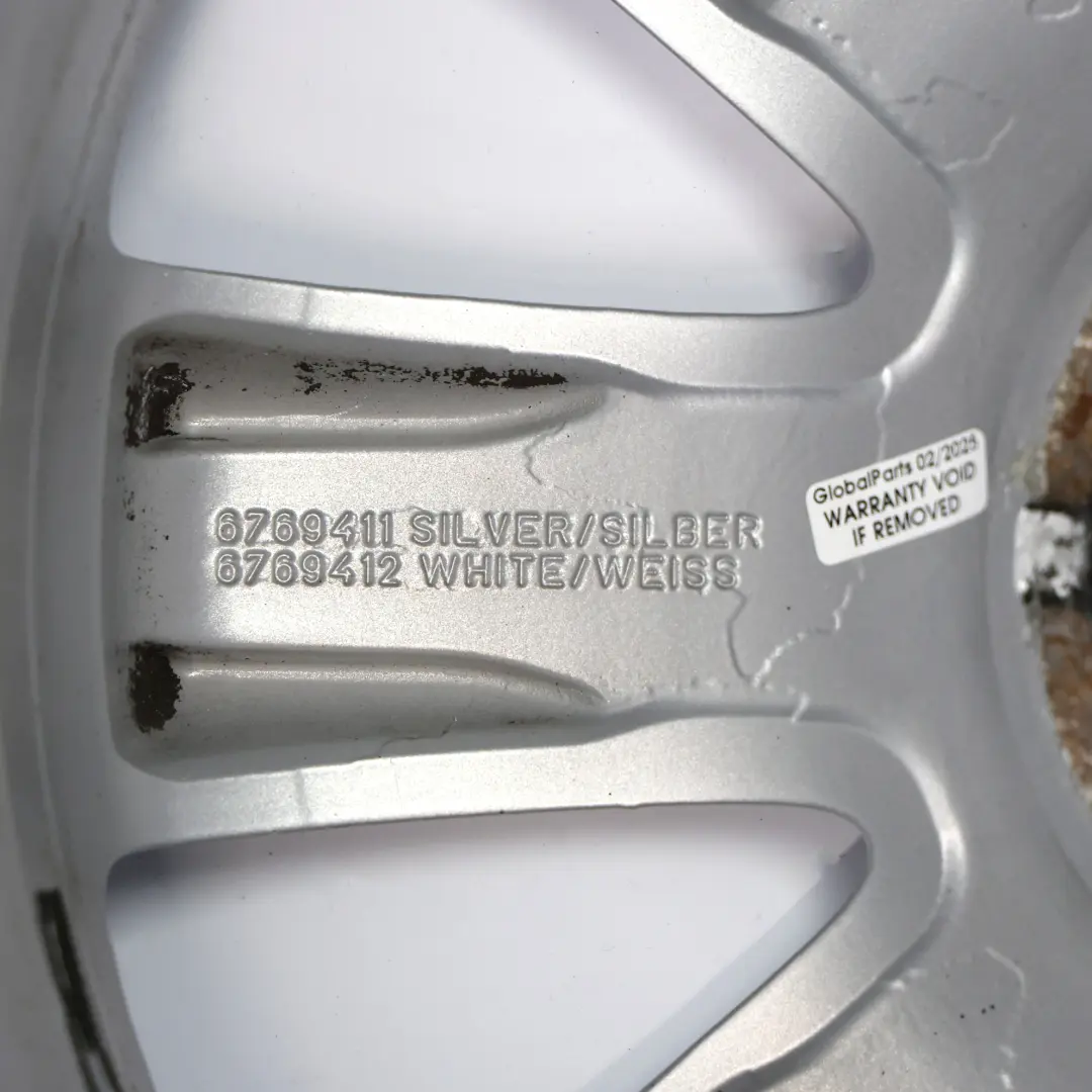 Mini Cooper One R50 R53 R55 R56 Silver Alu Felge Alufelge 17" 7J ET:48 - SKU 6769411-1 - Teilenummer 6769411