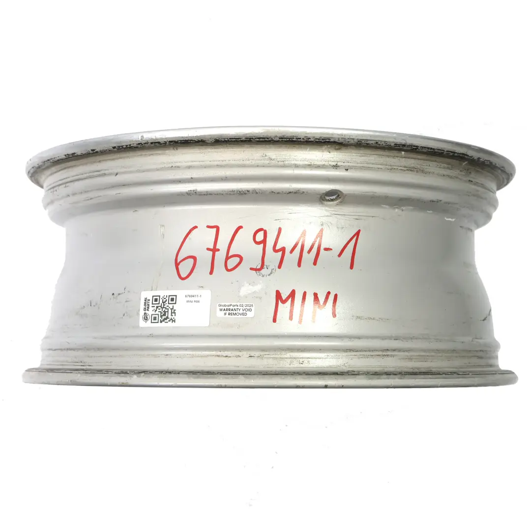 Mini Cooper One R50 R53 R55 R56 Silver Alu Felge Alufelge 17" 7J ET:48 - SKU 6769411-1 - Teilenummer 6769411