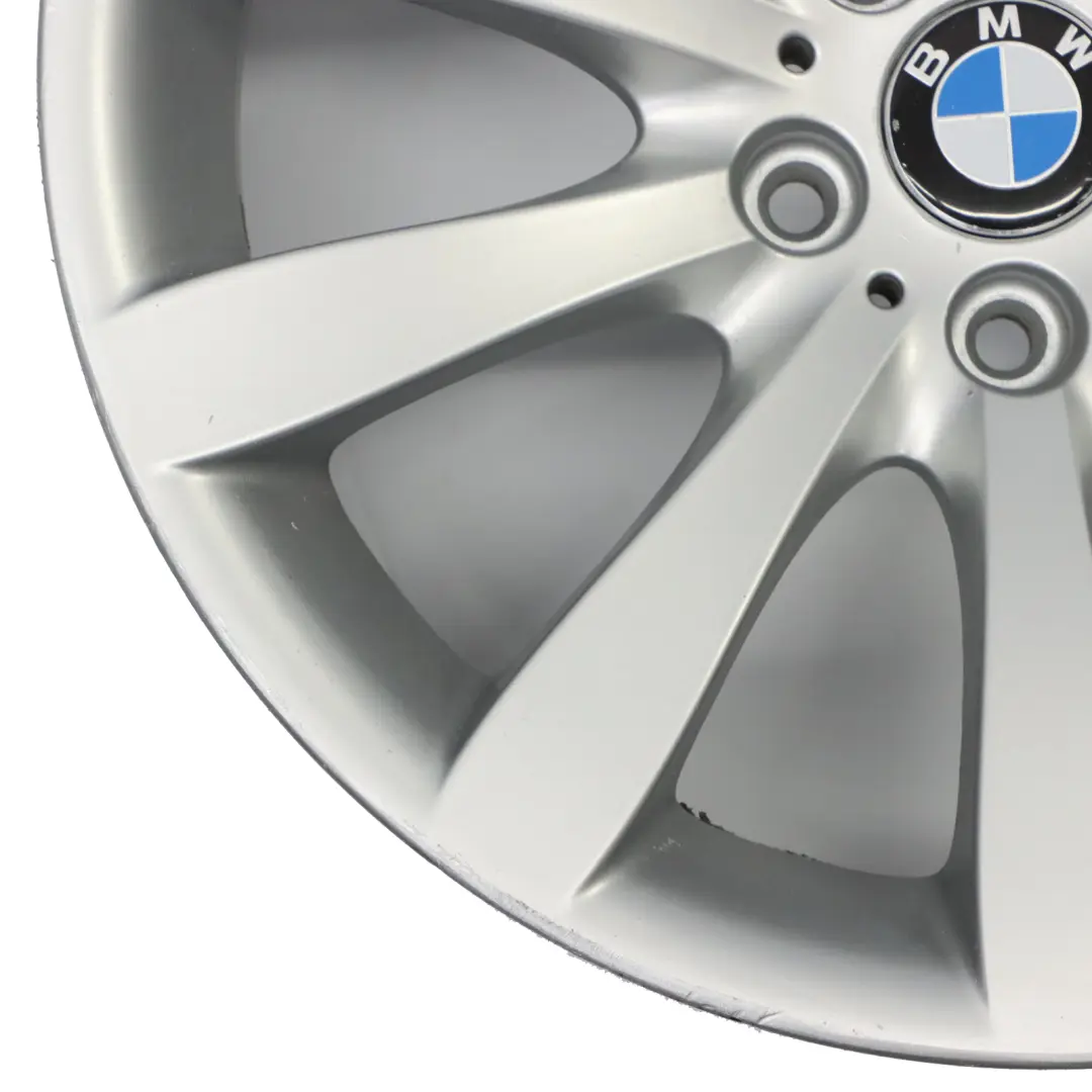 Front Silver Alloy Wheel Rim 19" Star Spoke 218 8,5J ET:14 to BMW E63 E64 with Part number 6770941 BMW E63 E64 Front Silver Alloy Wheel Rim 19" Star Spoke 218 8,5J ET:14 - SKU 6770941-4 - Part number 6770941