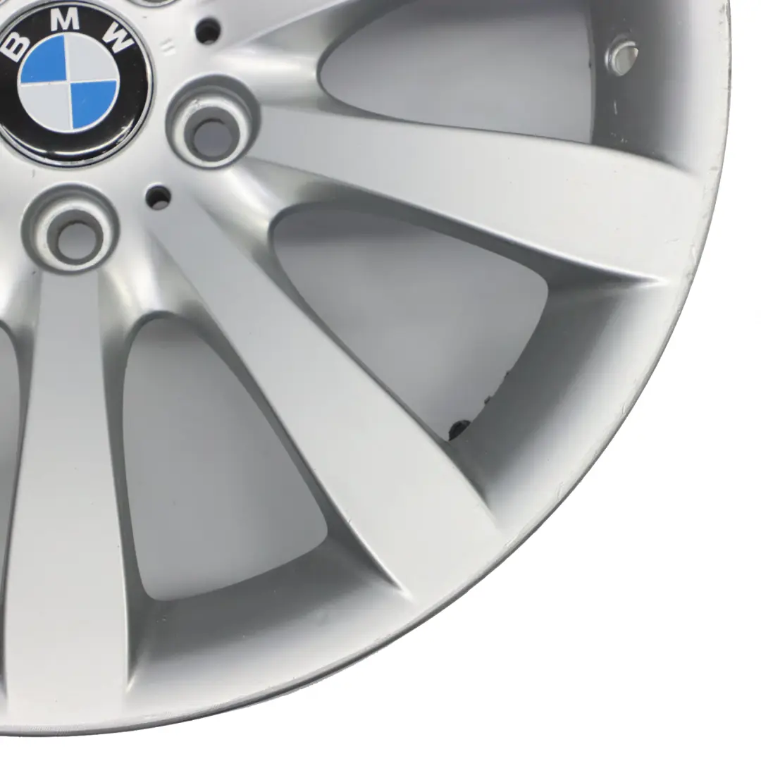 Front Silver Alloy Wheel Rim 19" Star Spoke 218 8,5J ET:14 to BMW E63 E64 with Part number 6770941 BMW E63 E64 Front Silver Alloy Wheel Rim 19" Star Spoke 218 8,5J ET:14 - SKU 6770941-4 - Part number 6770941