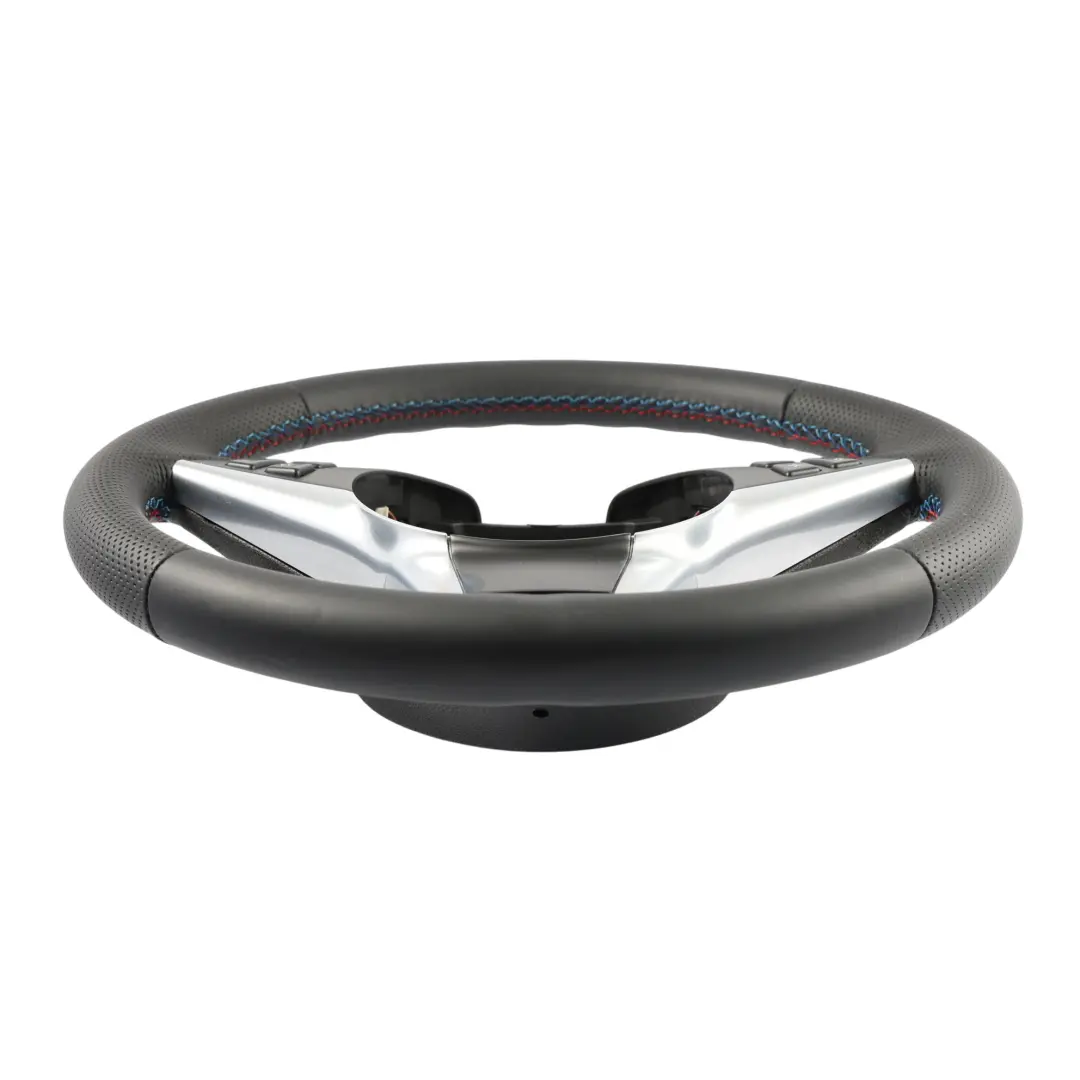 BMW E60 E61 E63 E64 NEW Leather Sport Steering Wheel Black - SKU 6774458 - Part number 6774458