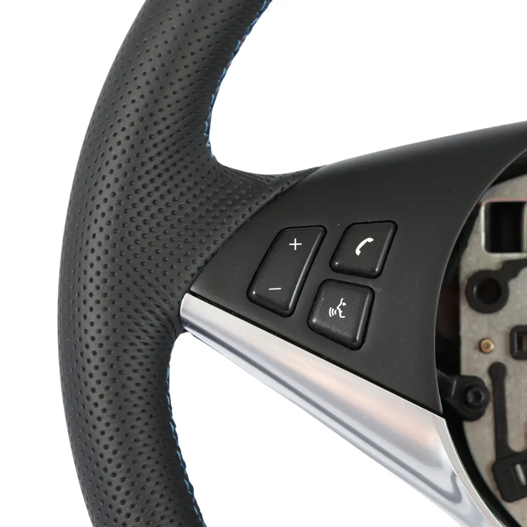 BMW E60 E61 E63 E64 NEW Leather Sport Steering Wheel Black - SKU 6774458 - Part number 6774458