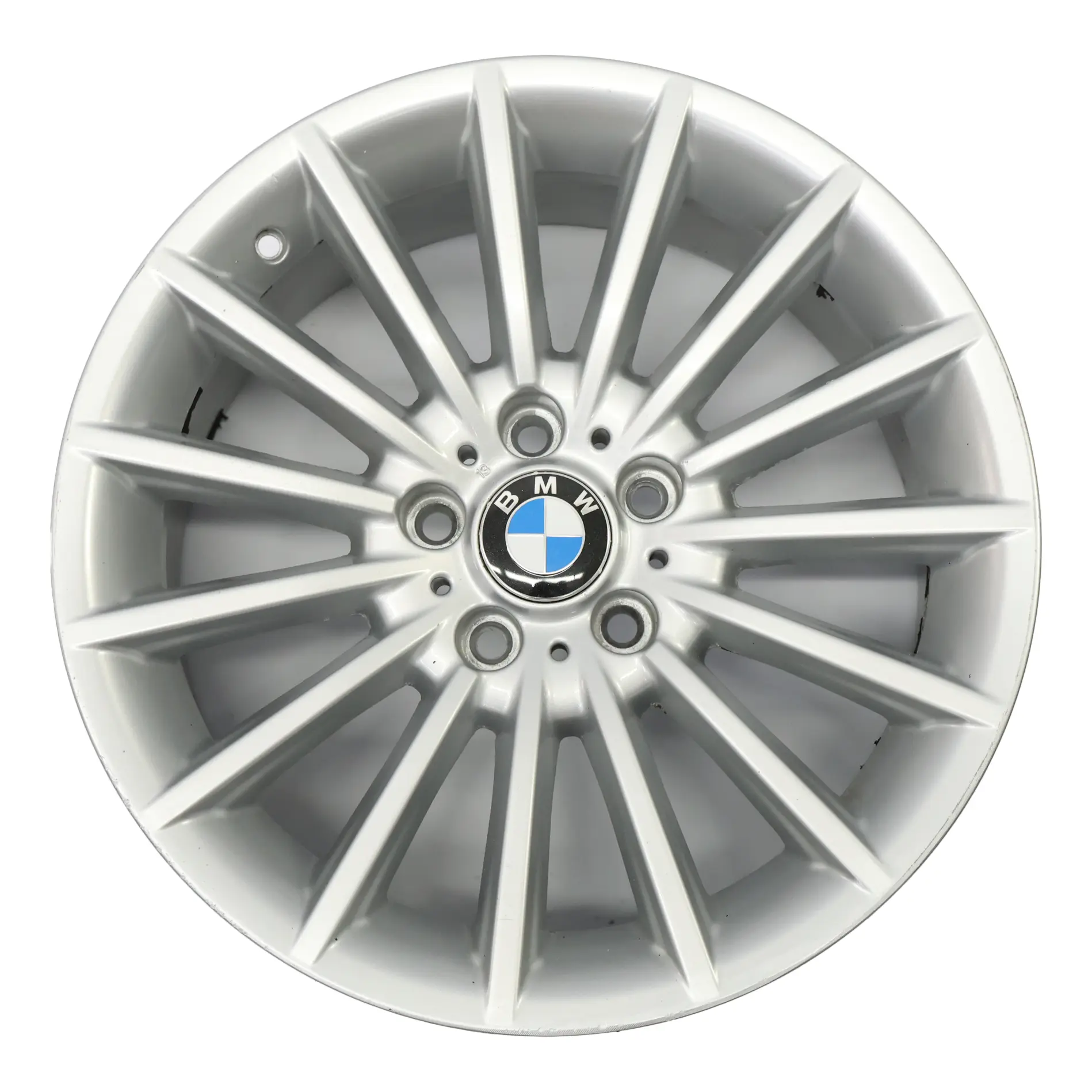 Cerchio Ruota BMW F06 F10 F11 F12 Argento 18" 8J ET:30 Razze Radiali 237 6775407