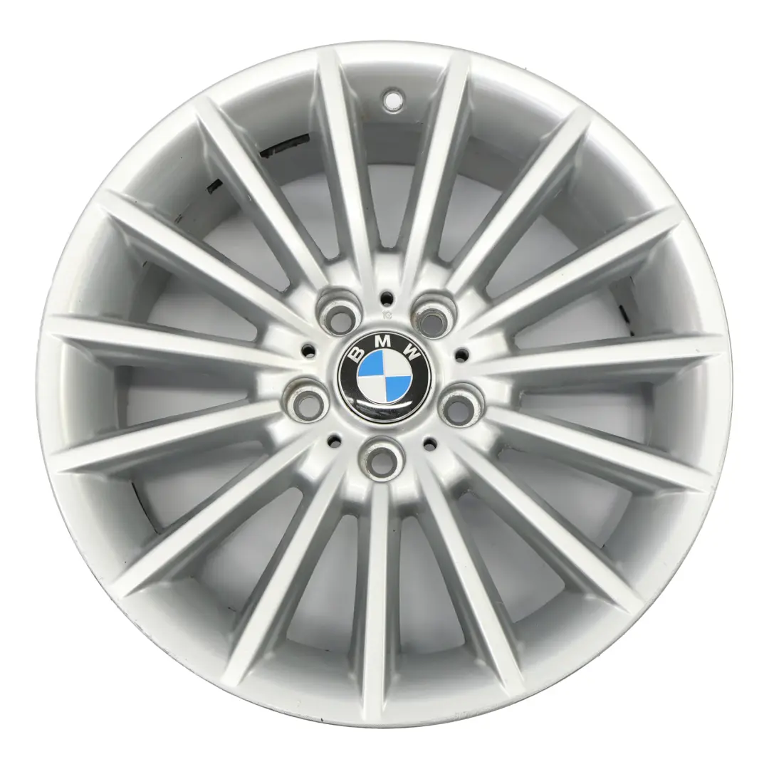 Rim BMW F06 F10 F11 F12 Alloy Silver 18" 8J ET:30 Radial Spoke 237 to Wheel with Part number 6775407 Wheel Rim BMW F06 F10 F11 F12 Alloy Silver 18" 8J ET:30 Radial Spoke 237 - SKU 6775407-3 - Part number 6775407