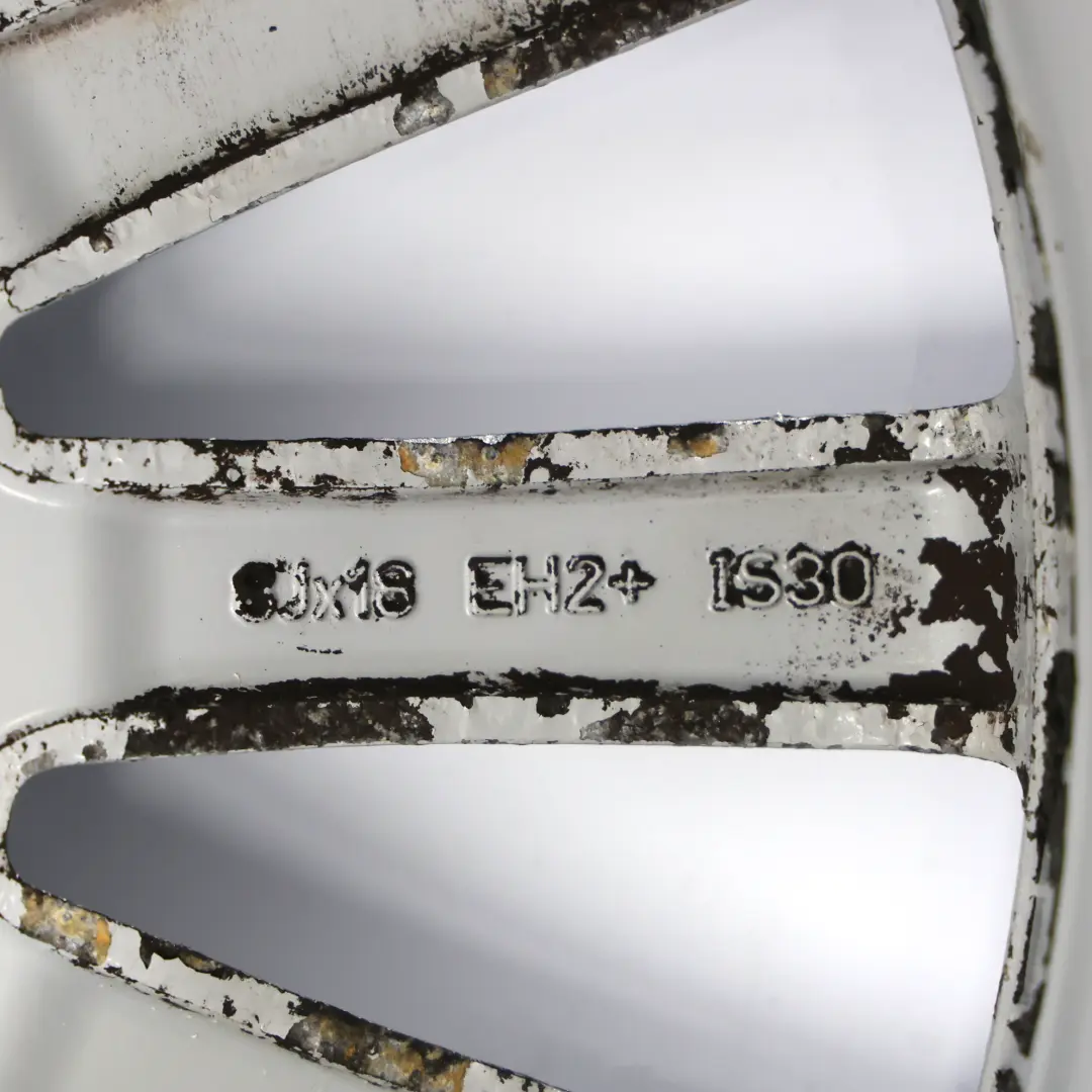 Rim BMW F06 F10 F11 F12 Alloy Silver 18" 8J ET:30 Radial Spoke 237 to Wheel with Part number 6775407 Wheel Rim BMW F06 F10 F11 F12 Alloy Silver 18" 8J ET:30 Radial Spoke 237 - SKU 6775407-3 - Part number 6775407