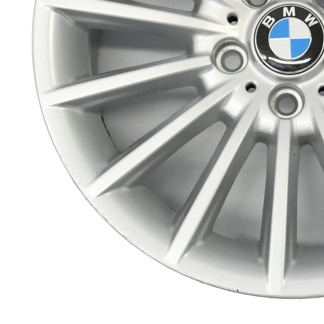 Rim BMW F06 F10 F11 F12 Alloy Silver 18" 8J ET:30 Radial Spoke 237 to Wheel with Part number 6775407 Wheel Rim BMW F06 F10 F11 F12 Alloy Silver 18" 8J ET:30 Radial Spoke 237 - SKU 6775407-3 - Part number 6775407