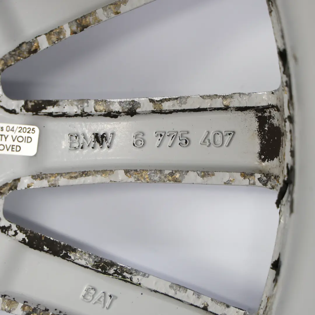 Rim BMW F06 F10 F11 F12 Light Alloy 18" Radial-Spoke 237 8J ET:30 to Wheel with Part number 6775407 Wheel Rim BMW F06 F10 F11 F12 Light Alloy 18" Radial-Spoke 237 8J ET:30 - SKU 6775407-4 - Part number 6775407