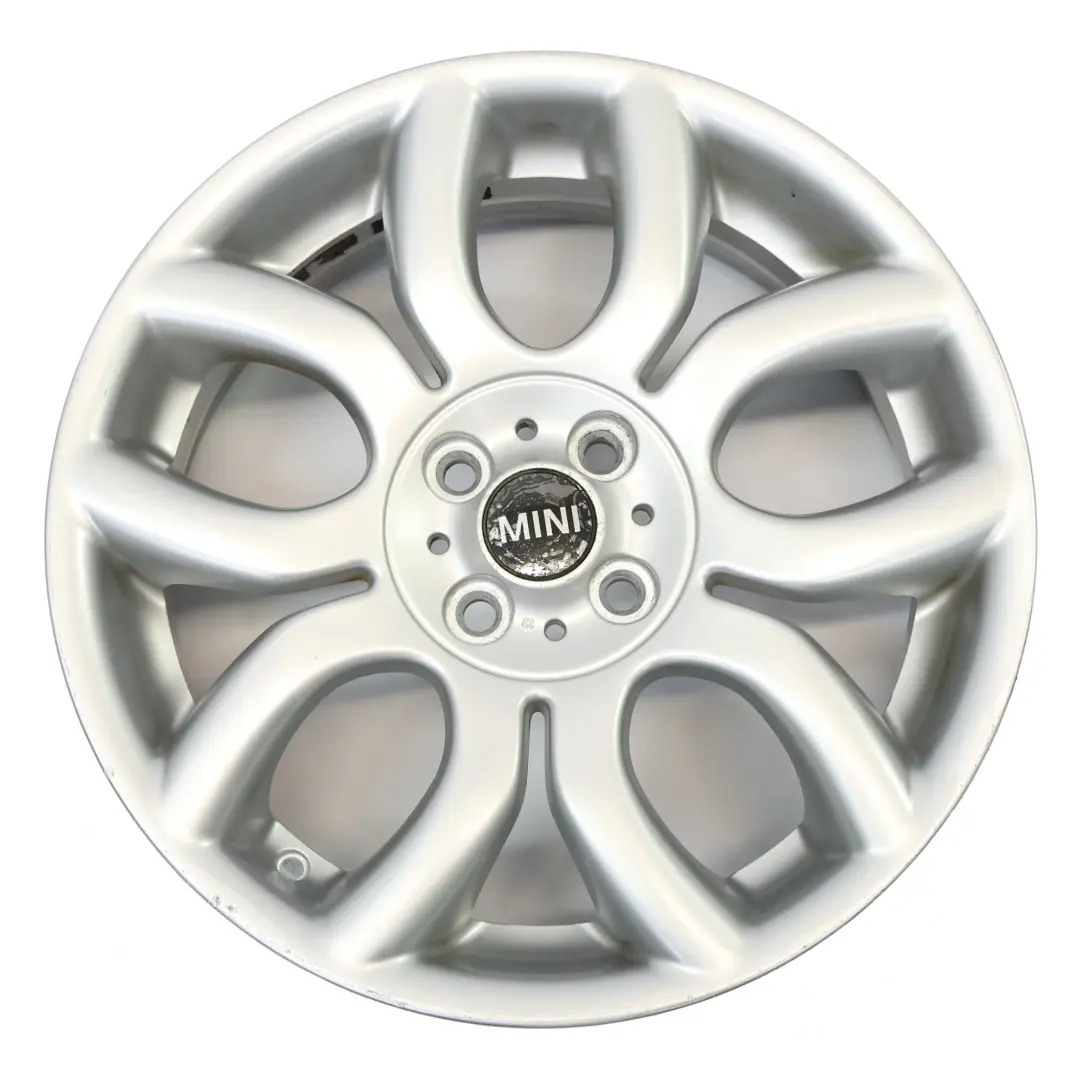 Mini Cooper R50 R55 R56 R57 Argento Cerchio in Lega 17" 7J Raggi Fiamma 97 - SKU 6775685-1 - Numero di parte 6775685