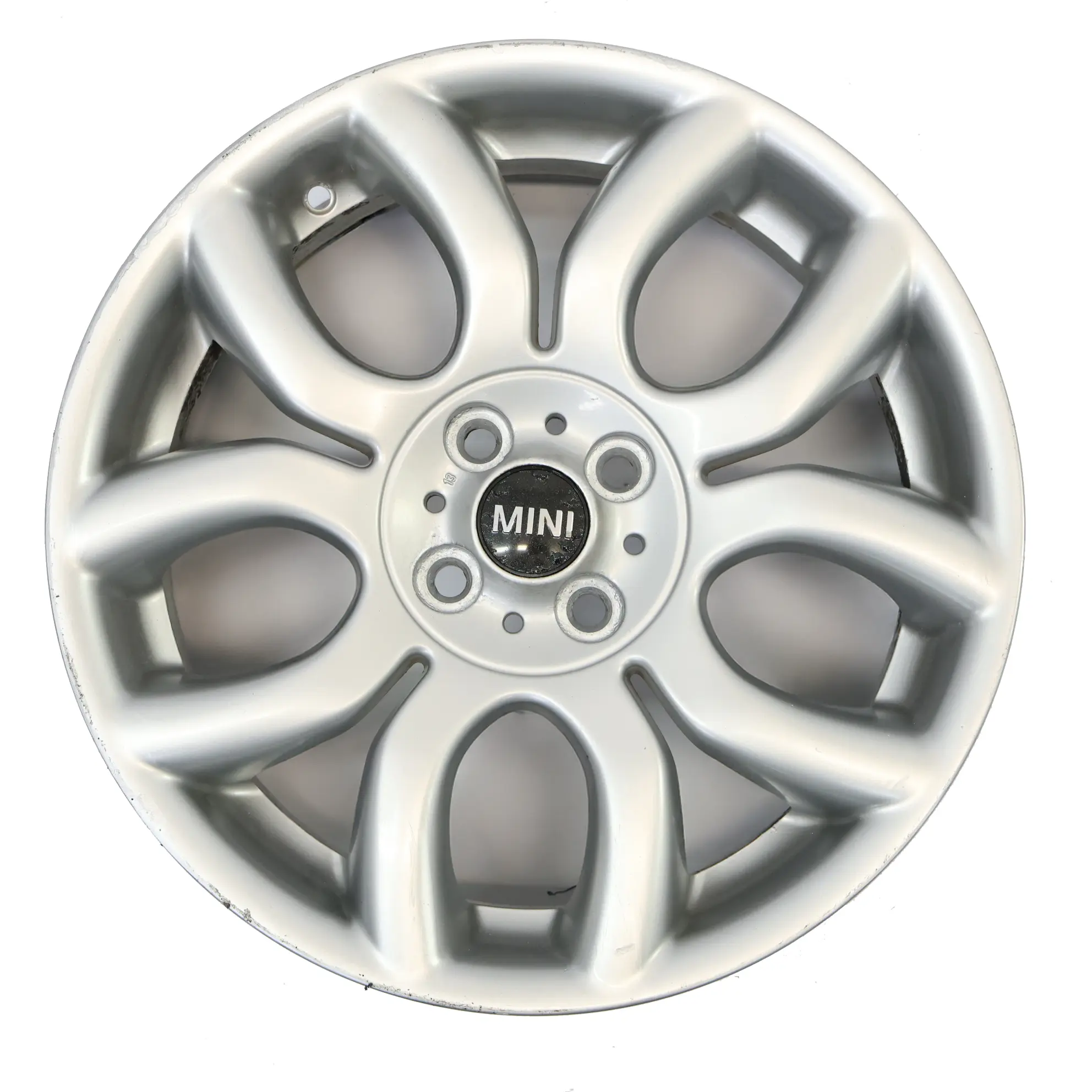 Mini Cooper One R50 R55 R56 R57 Argento Cerchio in Lega 17" 7J Raggi Fiamma 97