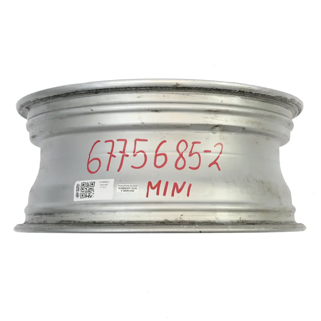 Mini Cooper One R50 R55 R56 R57 Argento Cerchio in Lega 17" 7J Raggi Fiamma 97 - SKU 6775685-2 - Numero di parte 6775685