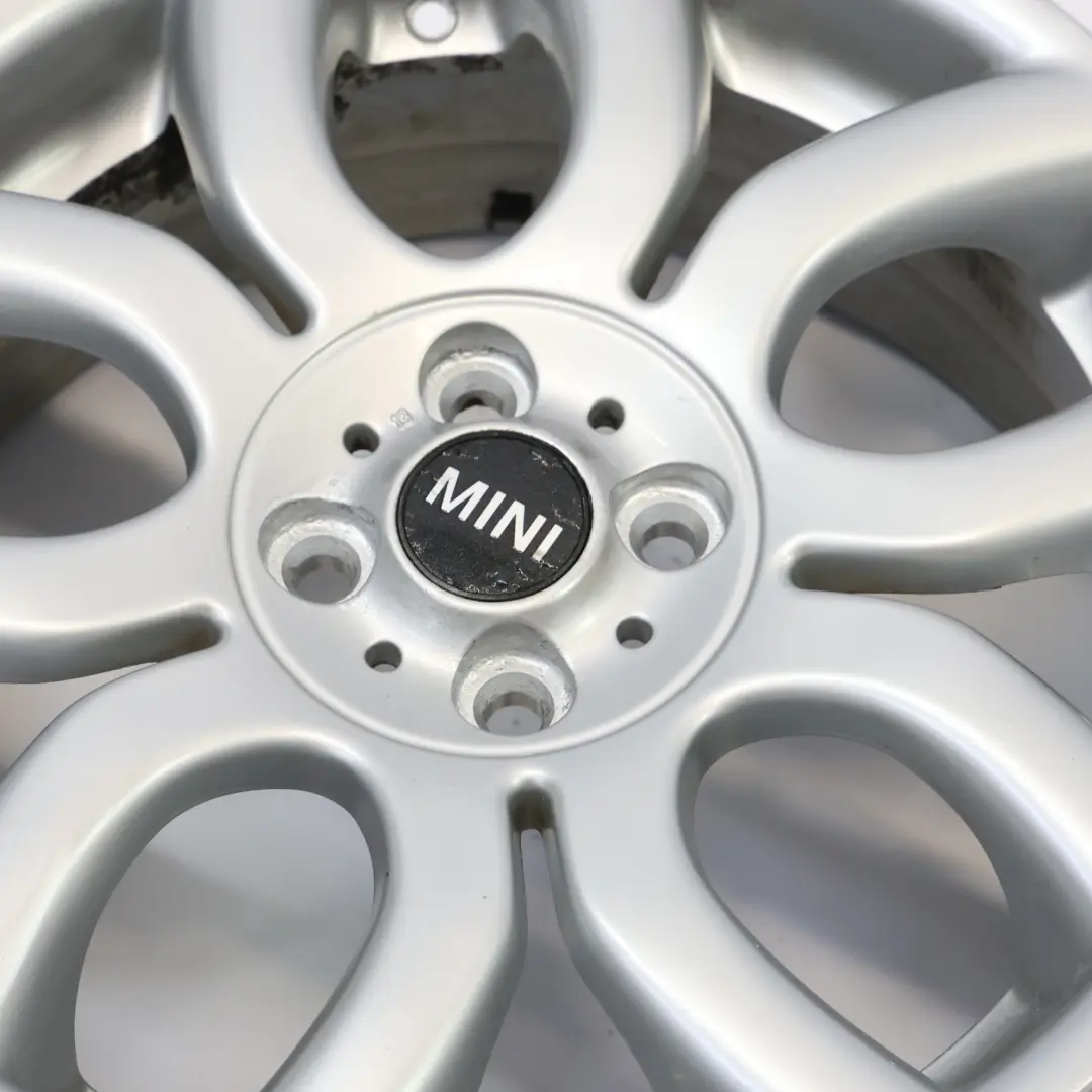 Alloy Rim 17" 7J Flame Spoke 97 Mini Cooper One R50 R55 R56 R57 Silver Wheel - SKU 6775685-2 - Part number 6775685