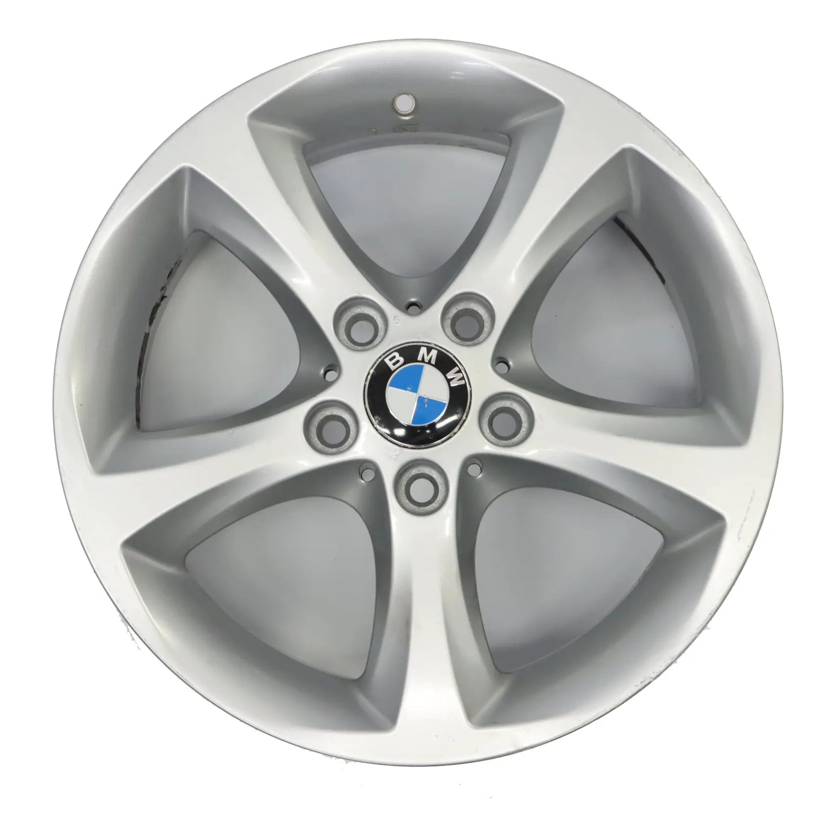 BMW E81 E82 E87 Argento Cerchio in lega 17" Stella Raggi 256 ET:47 7J 6778219