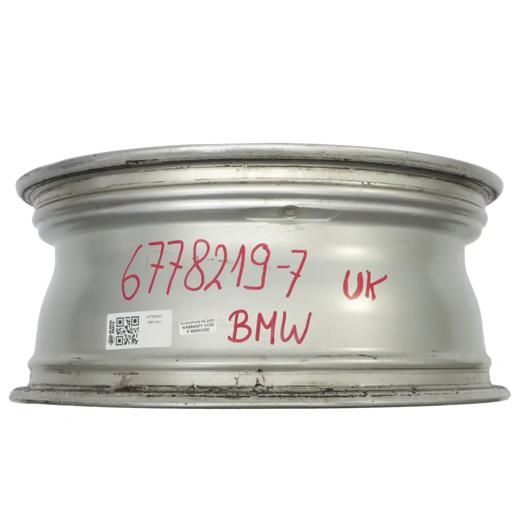 BMW E81 E82 E87 Silberne Leicht Metall Felge 17" ET:47 7J - SKU 6778219-7 - Teilenummer 6778219
