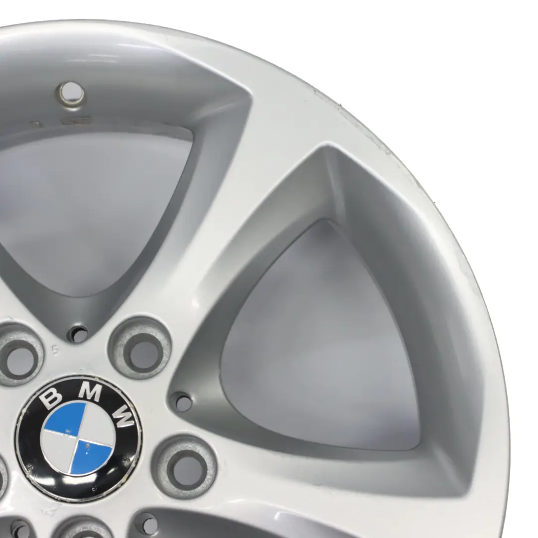 BMW E81 E82 E87 E88 Jante argentée alliage 17" Star Spoke 256 ET:47 7J - SKU 6778219-7 - Numéro de pièce 6778219