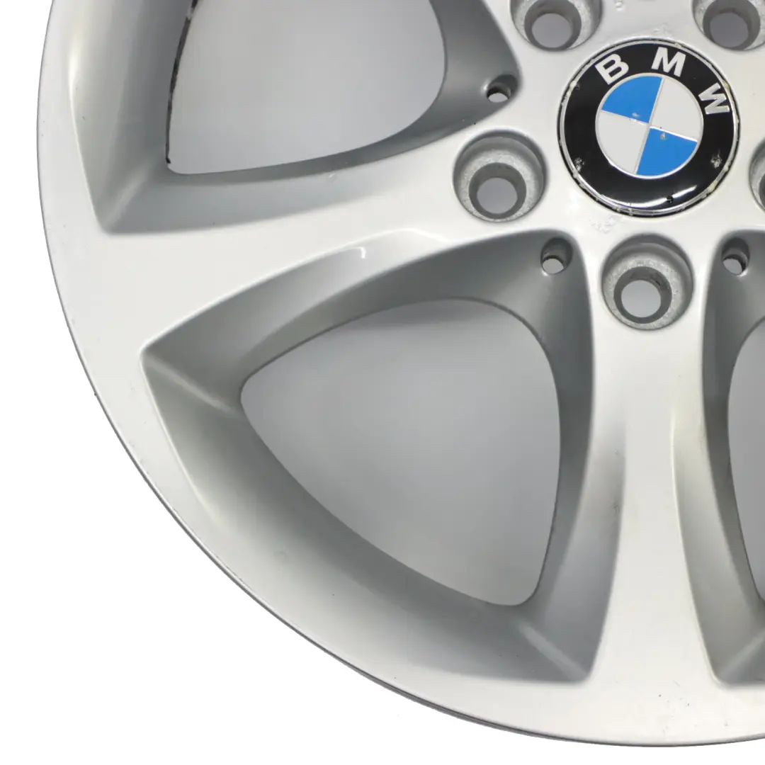 BMW E81 E82 E87 E88 Jante argentée alliage 17" Star Spoke 256 ET:47 7J - SKU 6778219-7 - Numéro de pièce 6778219