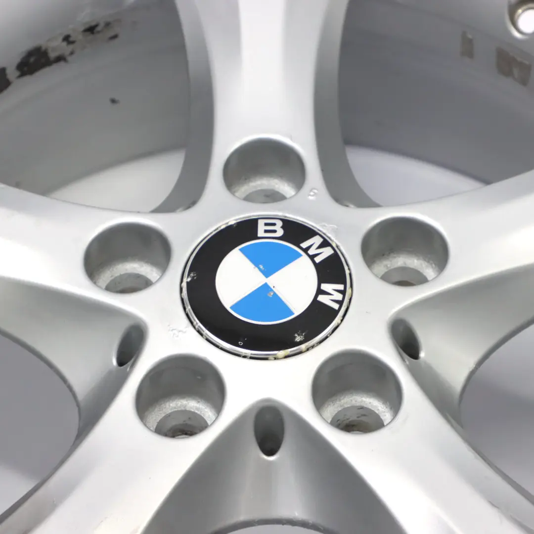 BMW E81 E82 E87 E88 Jante argentée alliage 17" Star Spoke 256 ET:47 7J - SKU 6778219-7 - Numéro de pièce 6778219